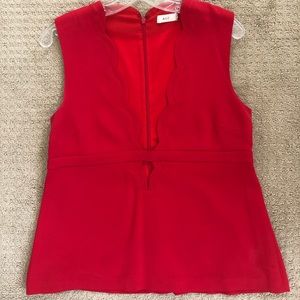 ALC red blouse